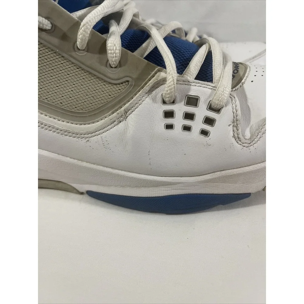 AIR JORDAN flight 4 shoes size 11.5 blue and white 2012